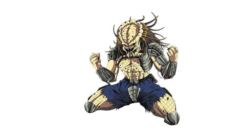 Illustration d'un guerrier extraterrestre en style manga