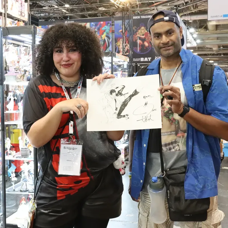 Germain lors d'une rencontre à la Japan Expo 2025