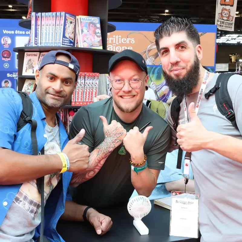 Germain lors d'une rencontre à la Japan Expo 2025
