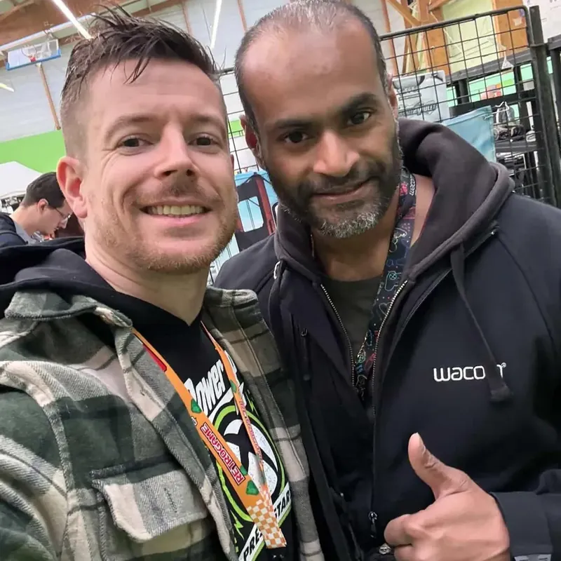 Germain lors d'une rencontre à la convention Pop N'Geek 2026