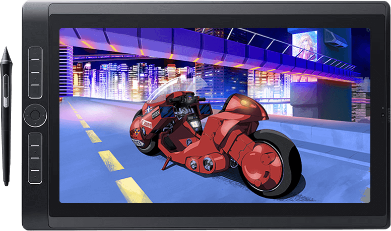 Wacom_Mobile_Studio_Pro_16 avec moto Akira