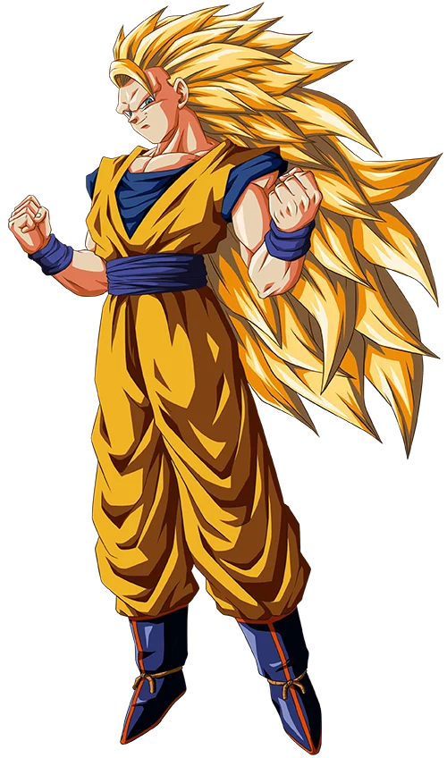 Dessin de Germain Kaniza : sangoku super saiyan 3