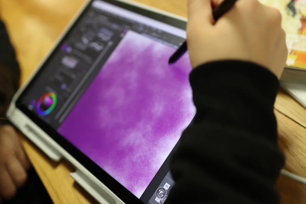 Peinture numérique sur tablette Wacom