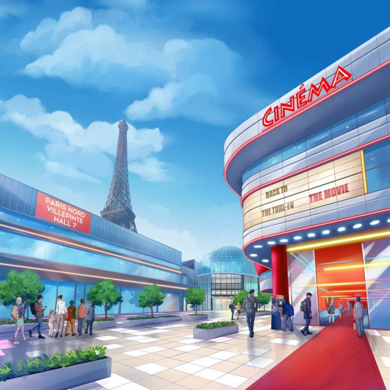 Dessin de Germain Kaniza : décor paris manga 2026